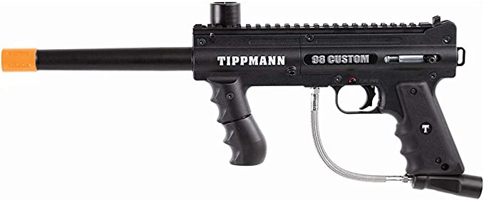 Tippmann 98 Custom Ultra Basic Platinum Paintball marker.