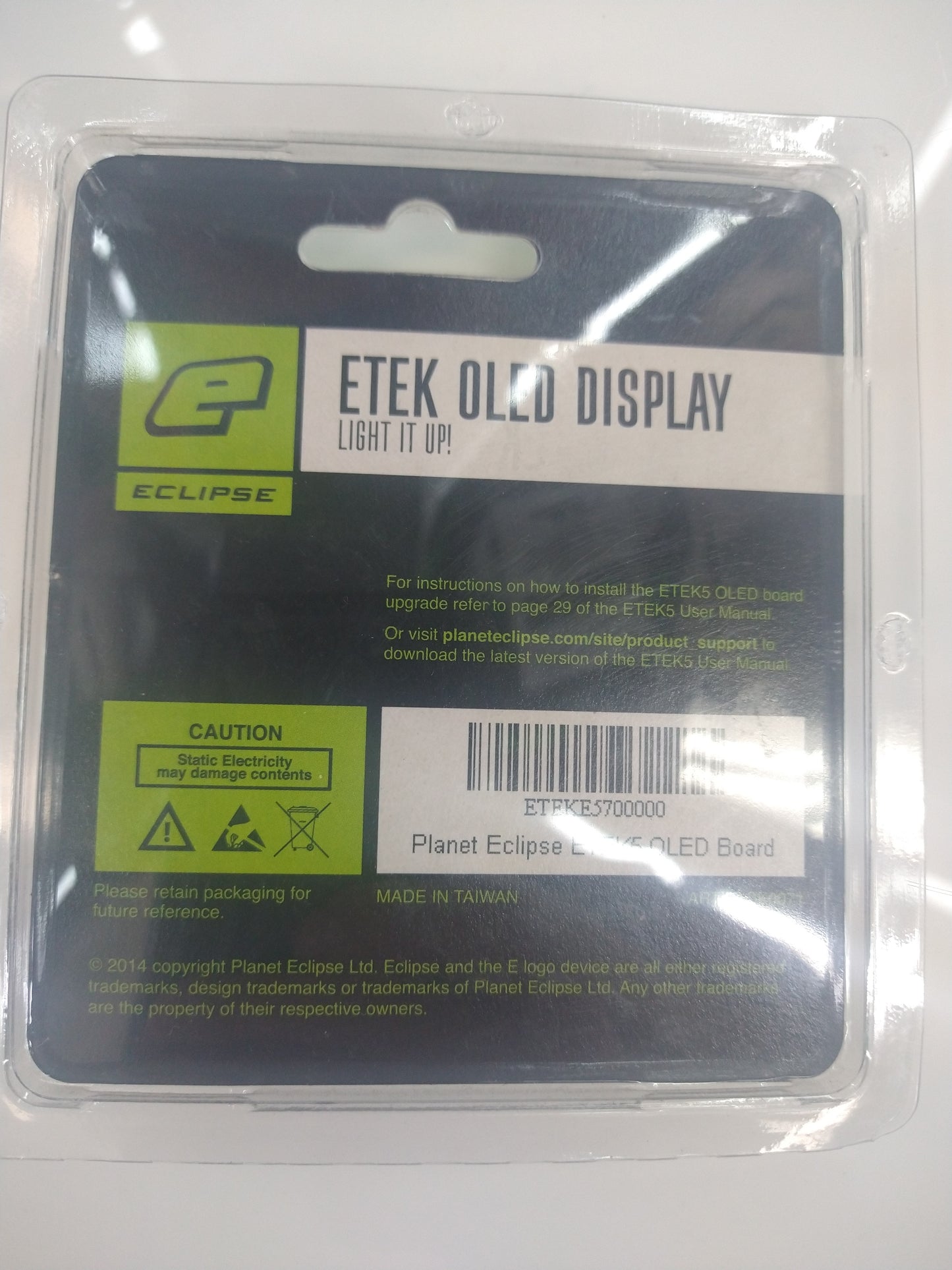 Planet Eclipse Etek05 Oled display